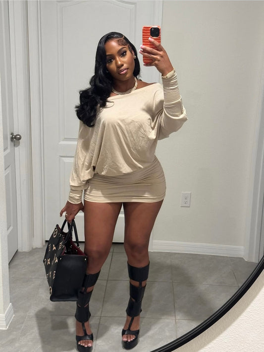 Off Shoulder Mini Dress
