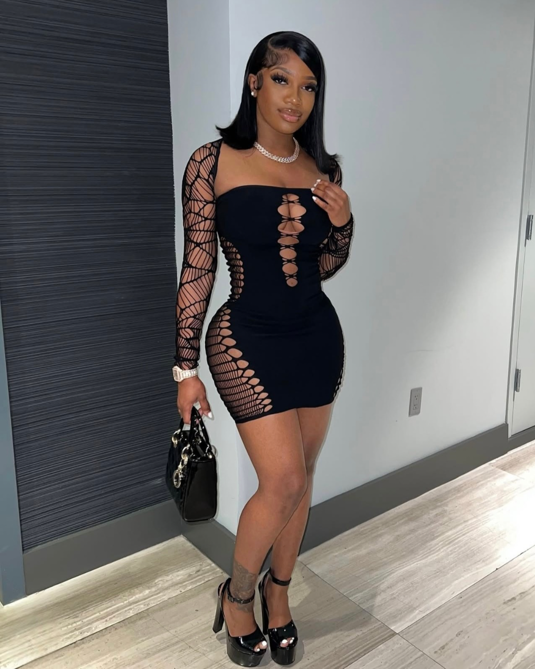 Tangled Mini Dress