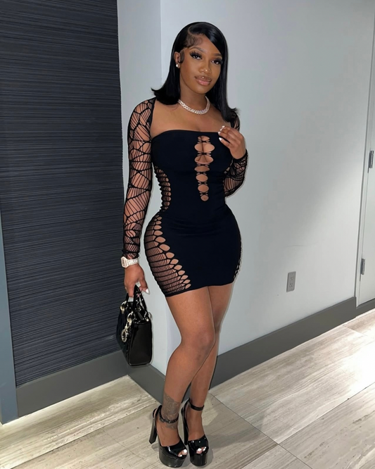 Tangled Mini Dress