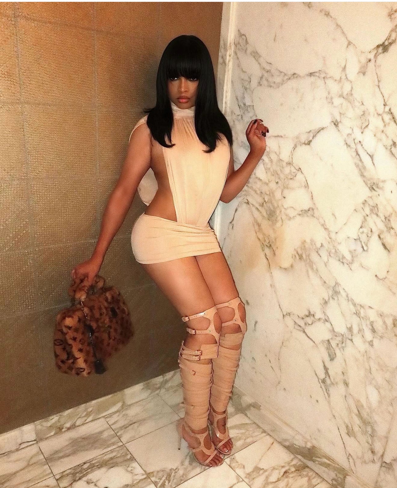 Slit Skirt Set