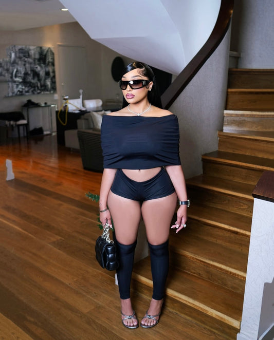 Blackout 3 Piece Short Set