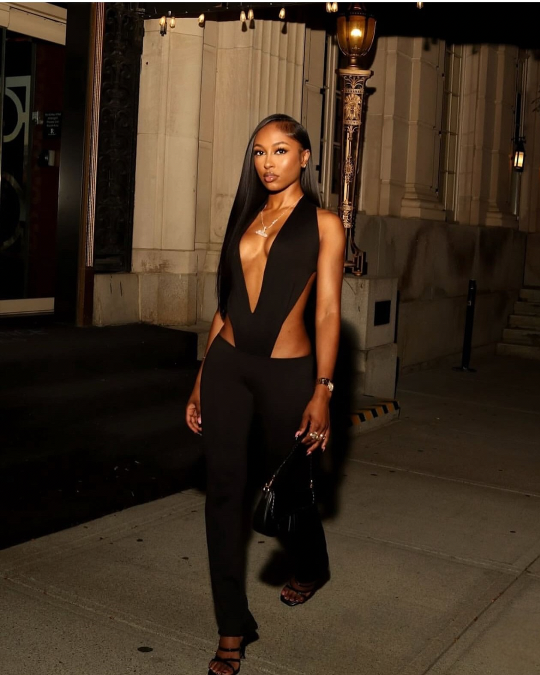 Slit Jumpsuit