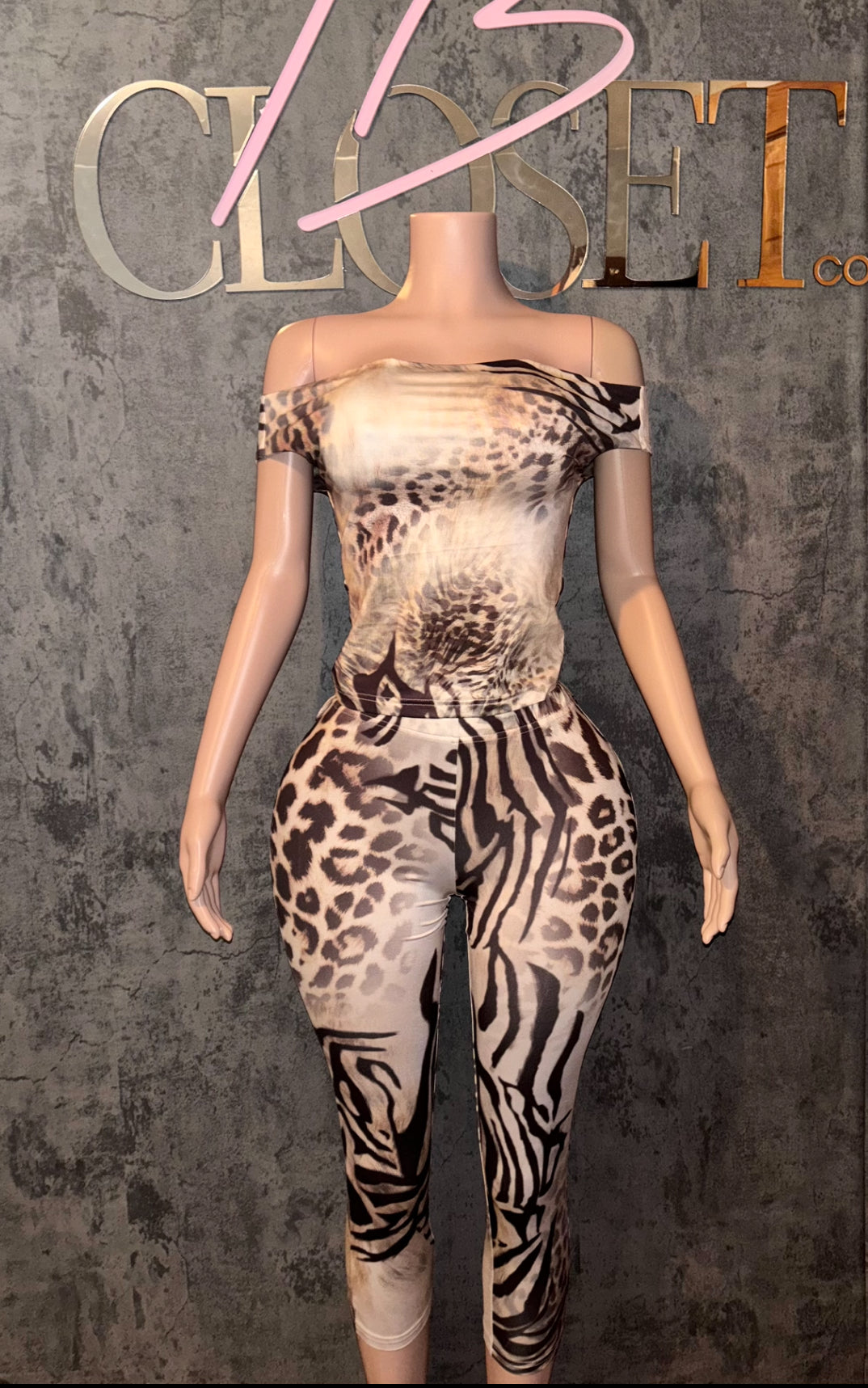 Jungle Capri Set