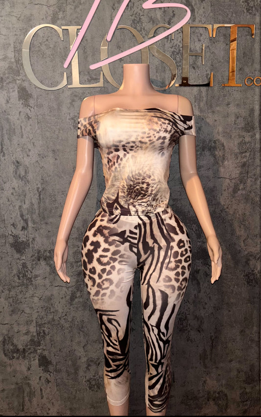 Jungle Capri Set