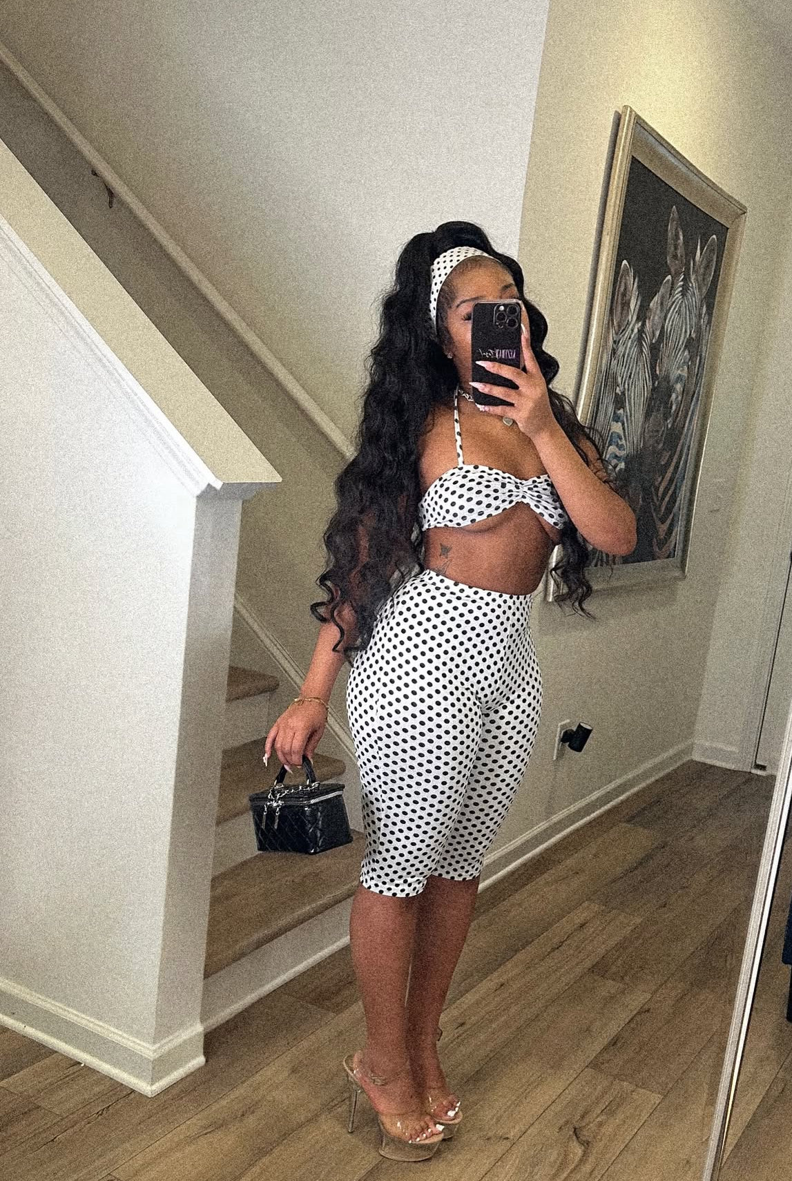 Polka Capri Set