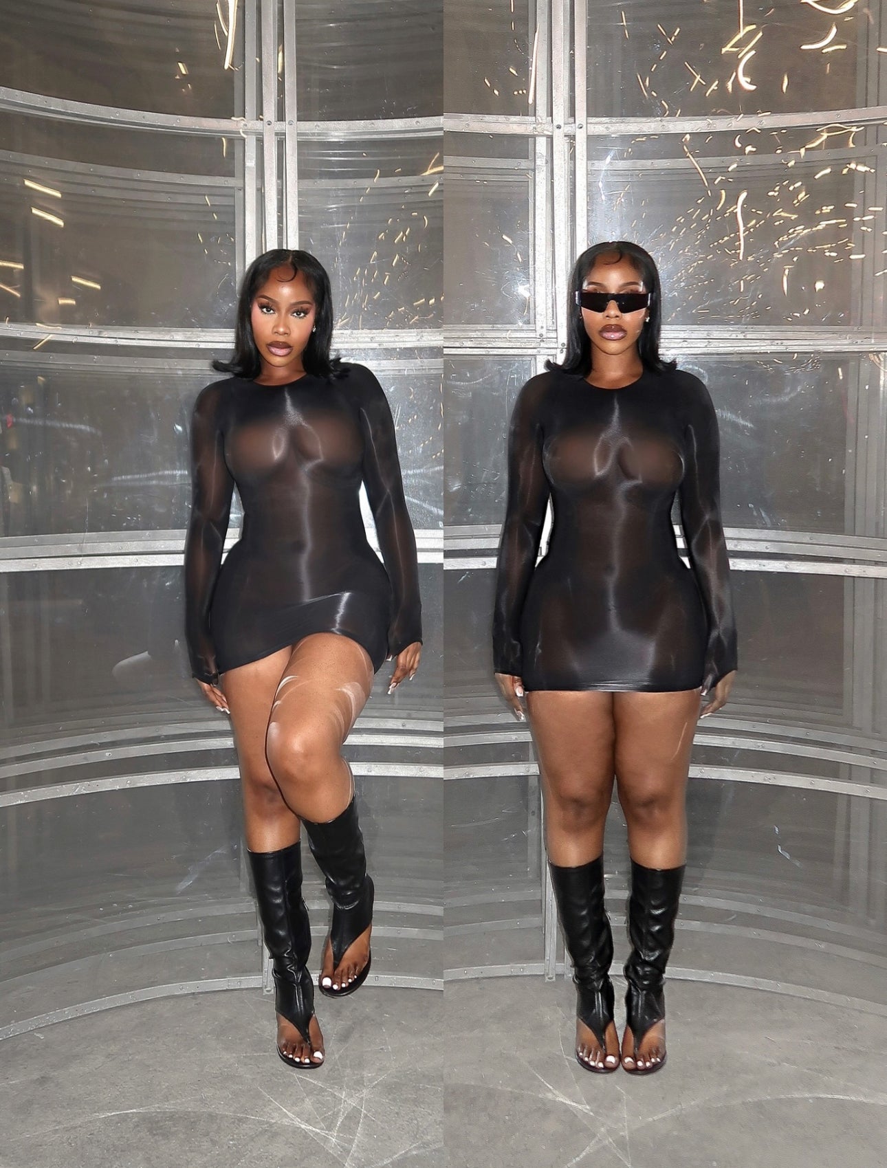Liquid Mini Dress