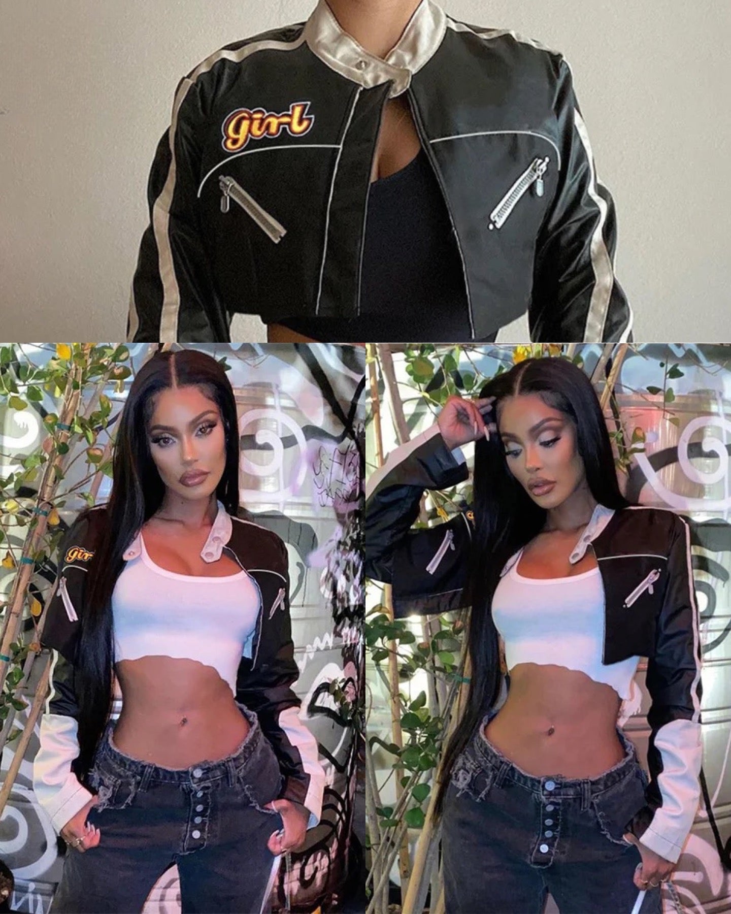 That Girl Crop Leather