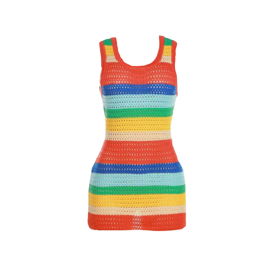 Turks Striped Mini Dress