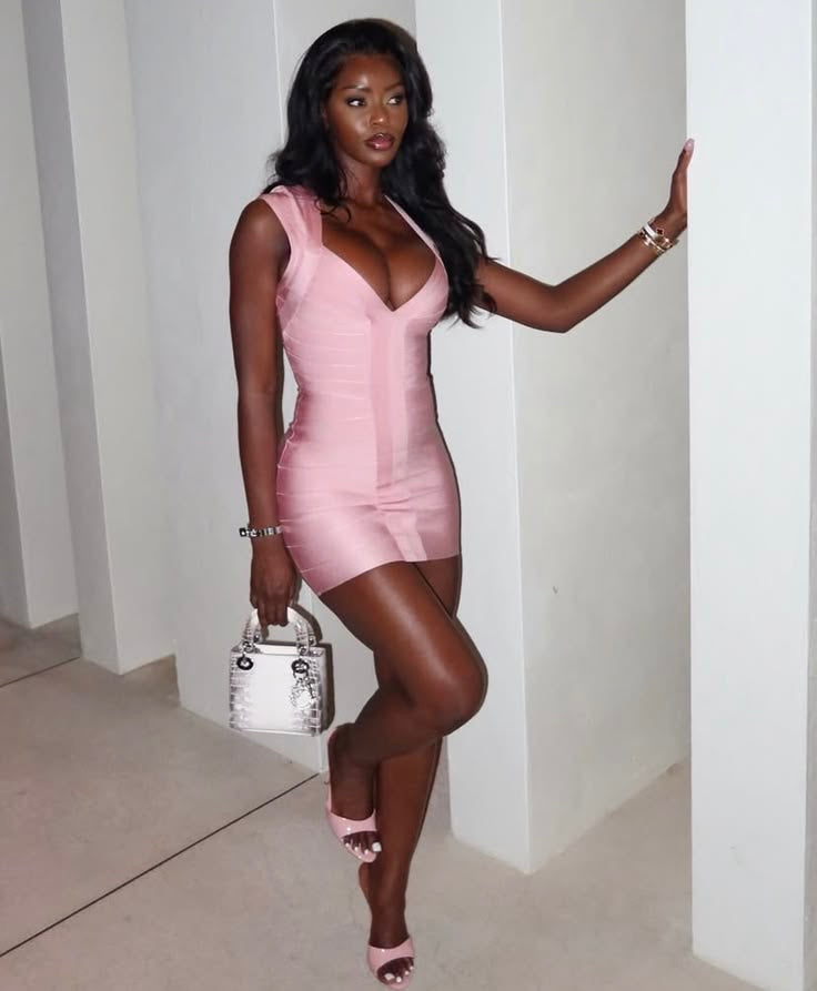 Pink Bandage Dress