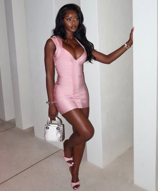 Pink Bandage Dress