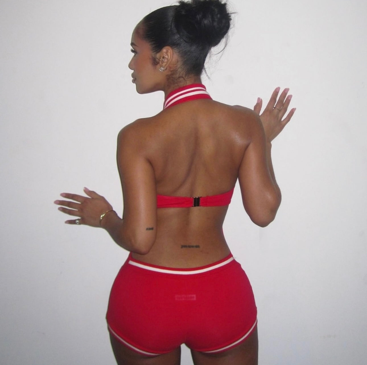 Sporty Backless Romper