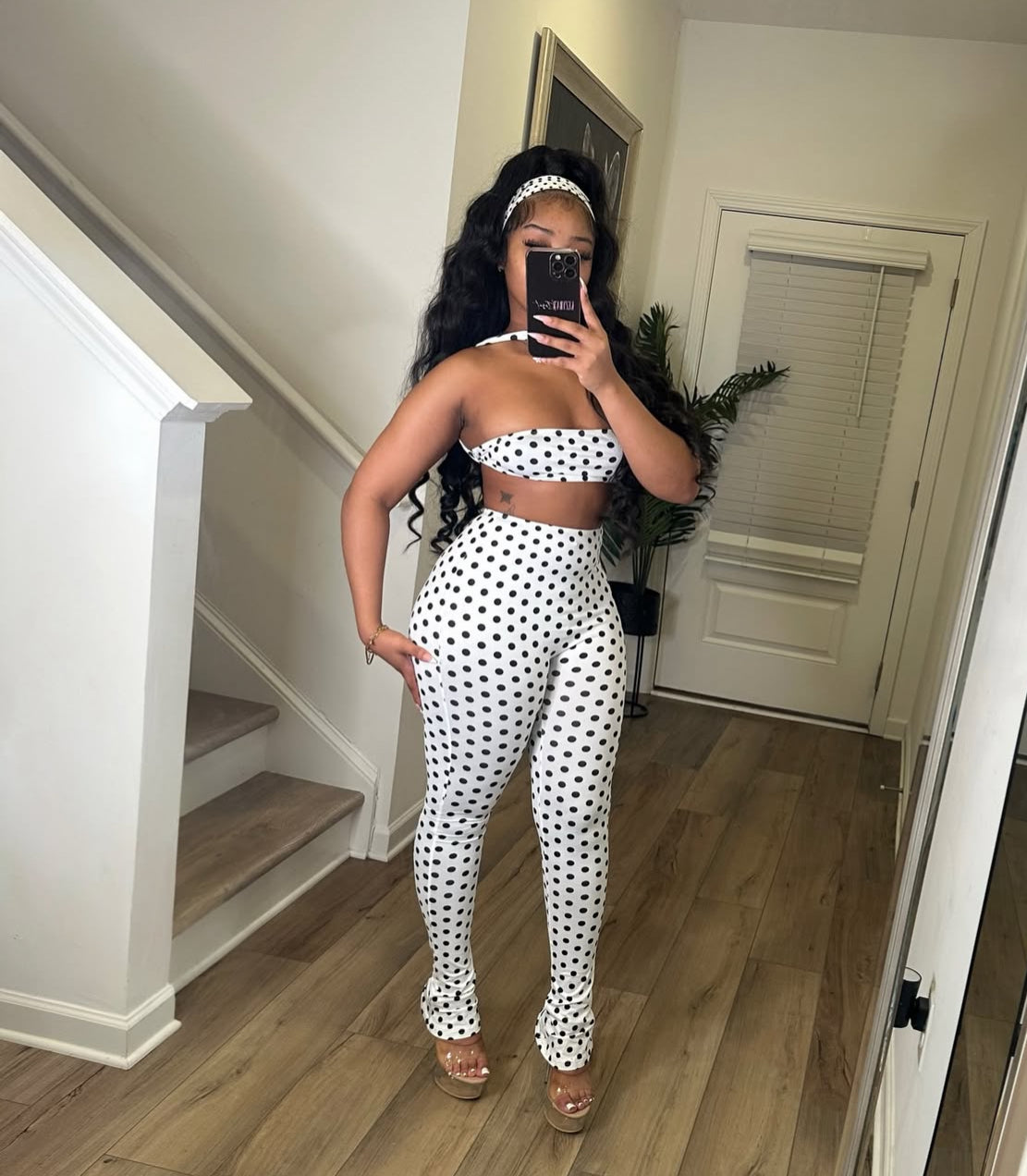 Polka Pants Set