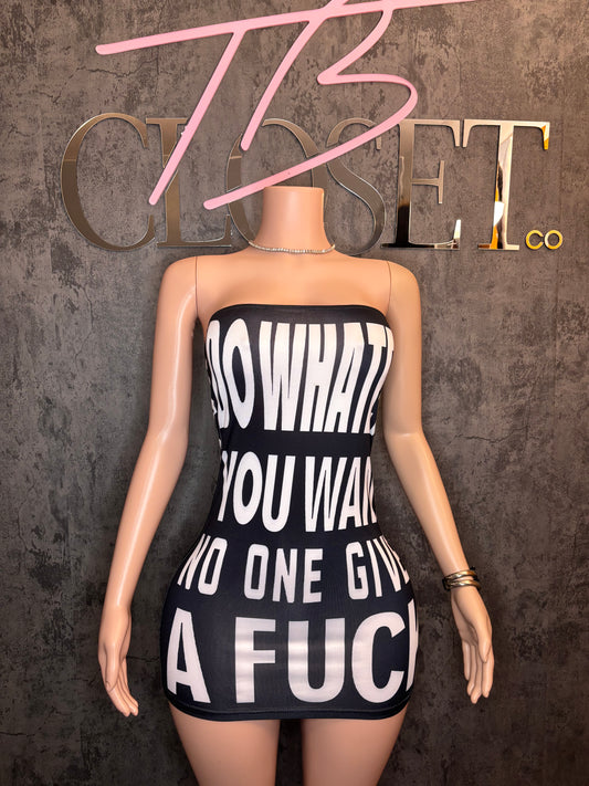 Graphic Tube Dress