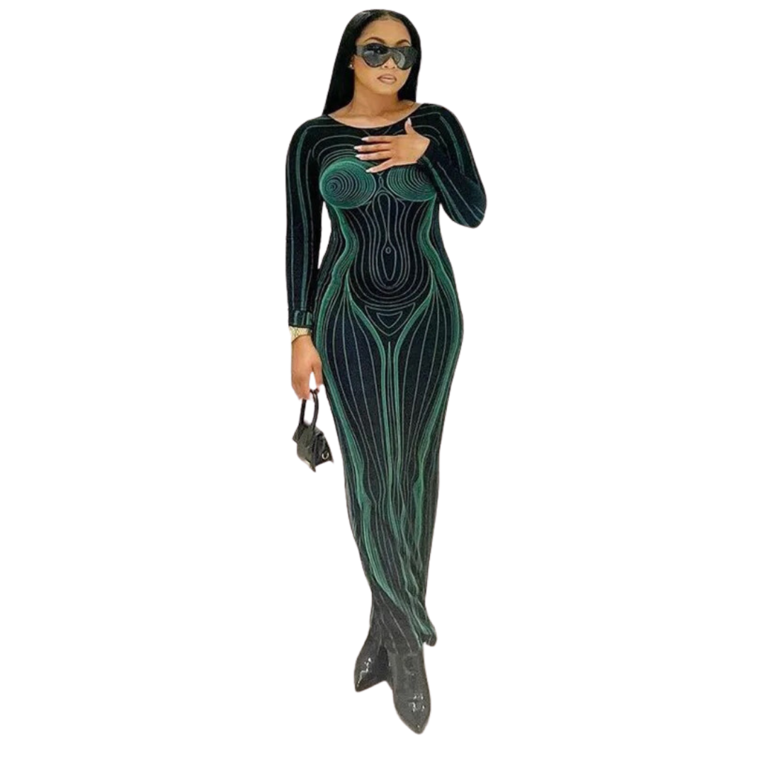 X-Ray Maxi Dress